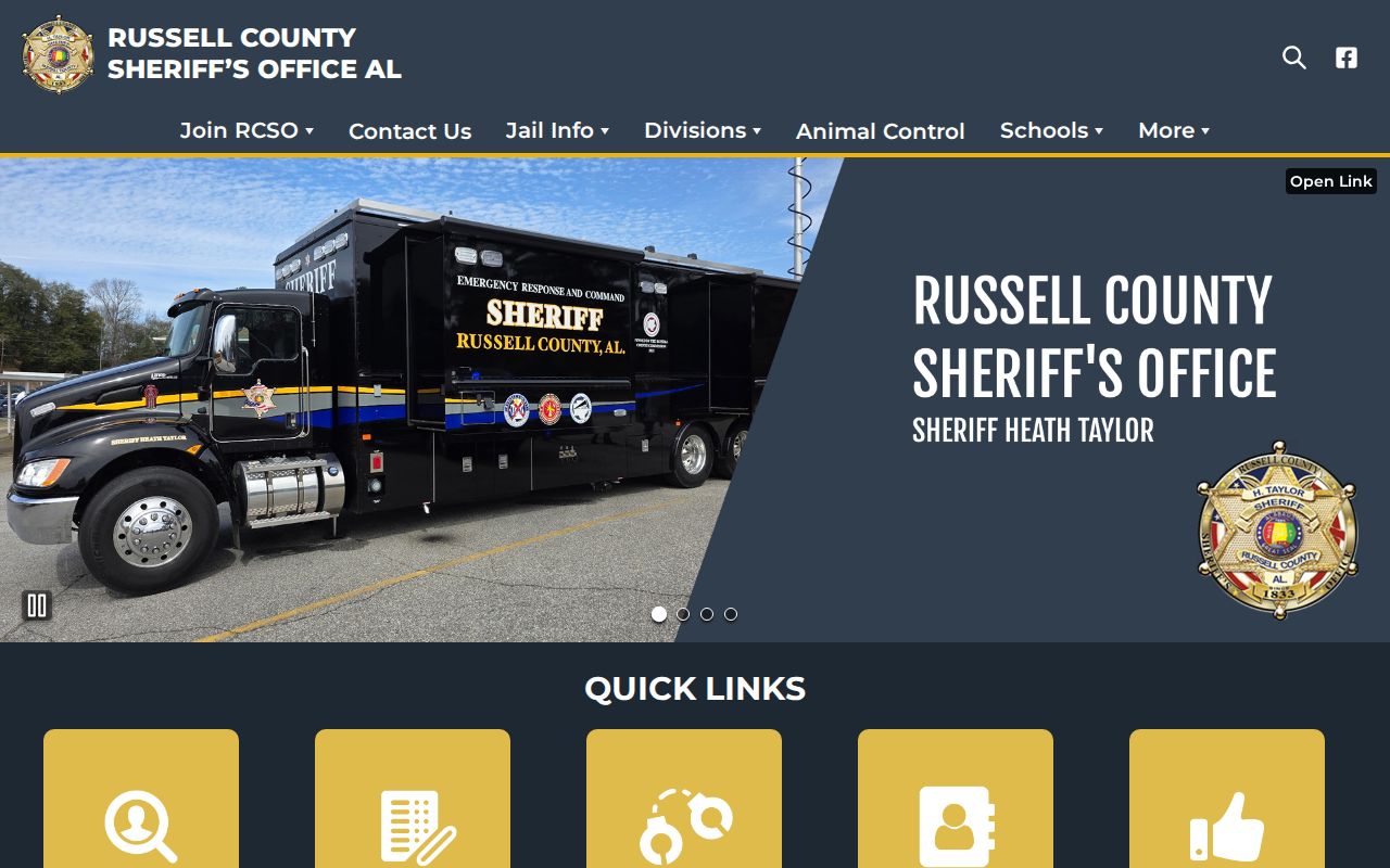 Russell County inmate records sheriff web app